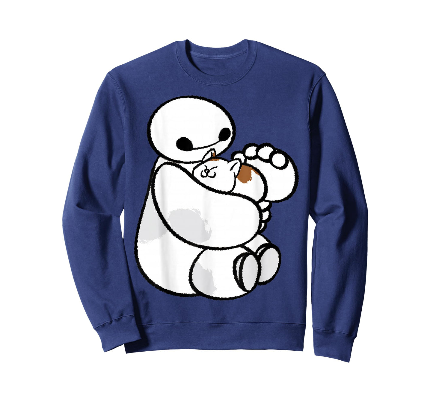 Disney Big Hero 6 Baymax Cat Cute Portrait T-Shirt