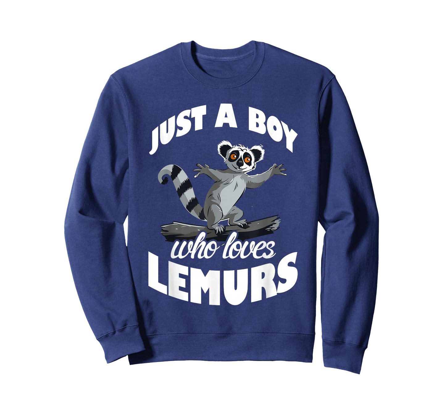 Just A Boy Who Loves Lemurs Ring-Tailed Lemur Lover T-Shirt