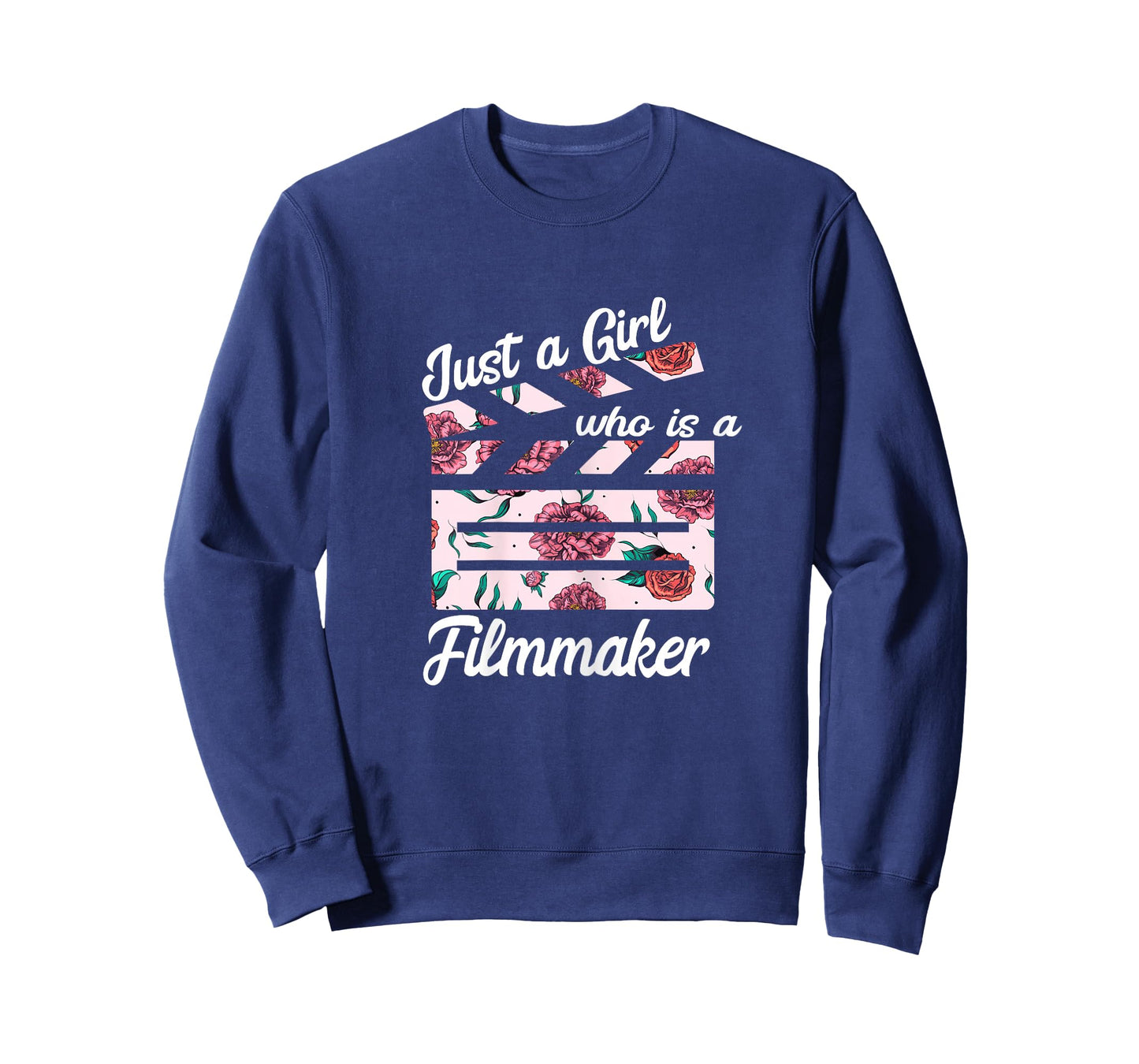 Just A Girl Who Is A Filmmaker Film Director Clapboard T-Shirt