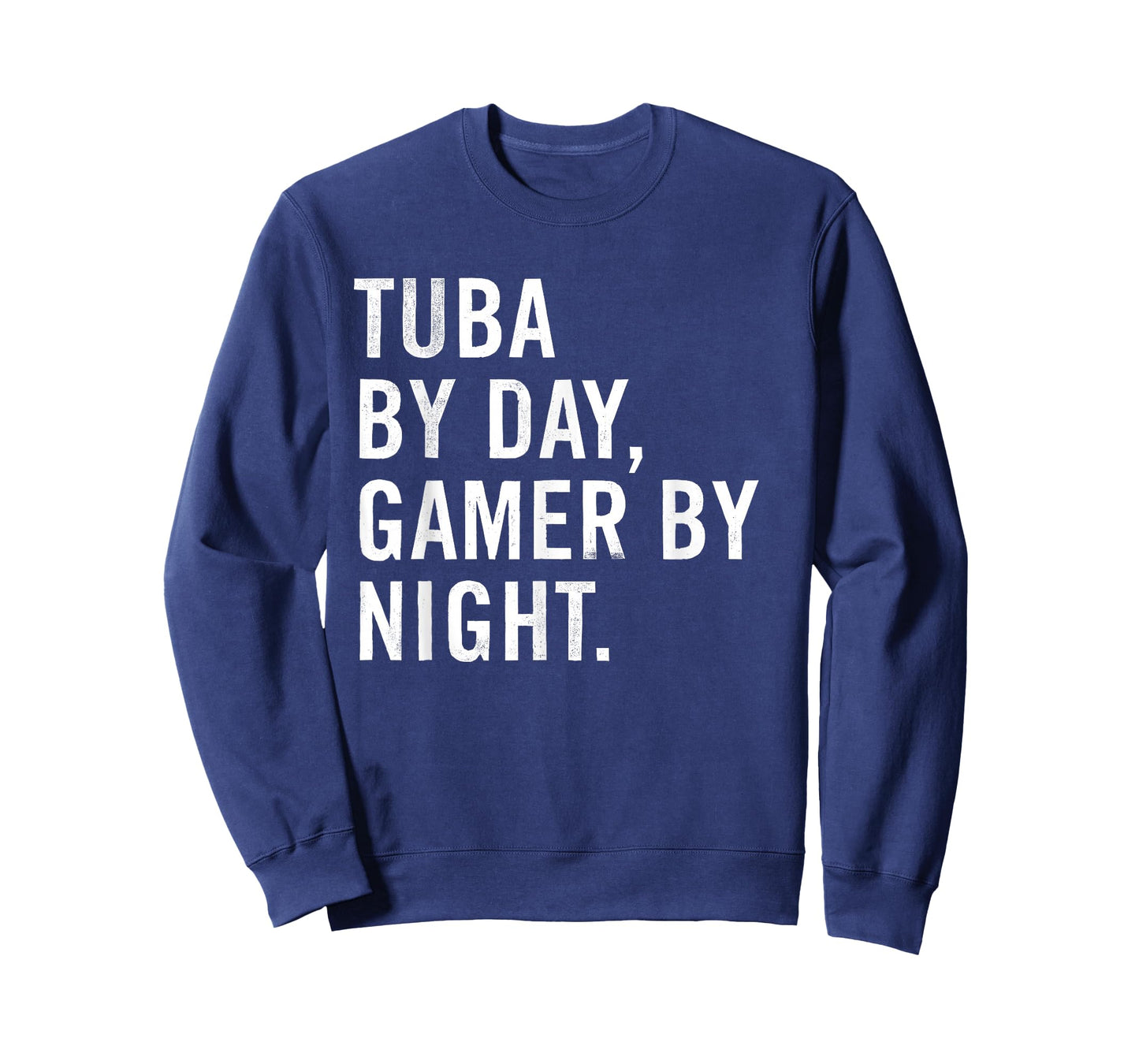 Funny Tuba Musician Typography Gifts T-Shirt - Unisex - Black - Small - Short Sleeve - Modern - Night - Classic Fit - Polyester 100%