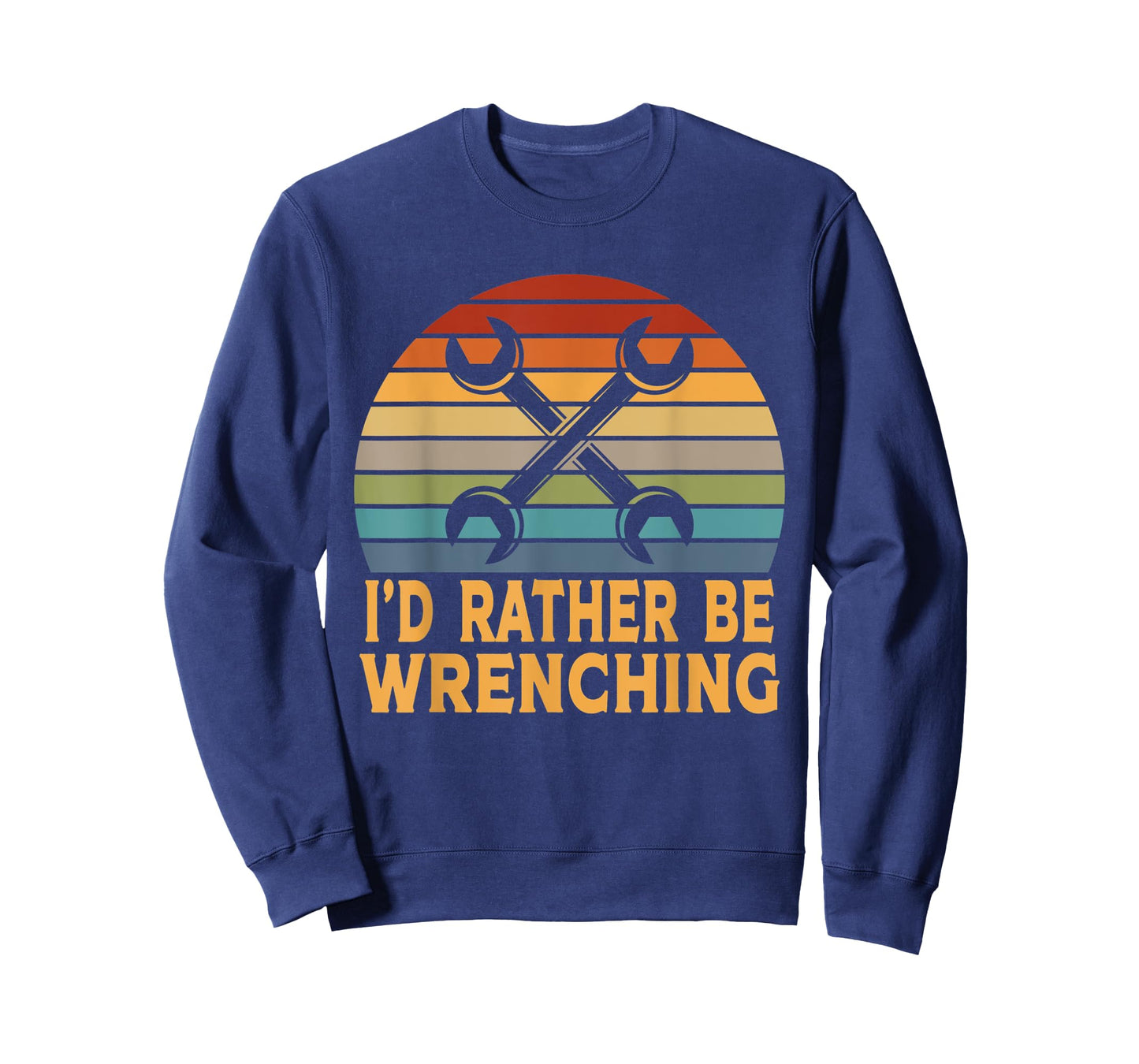 Funny I'd Rather Be Wrenching Auto Mechanic T-Shirt
