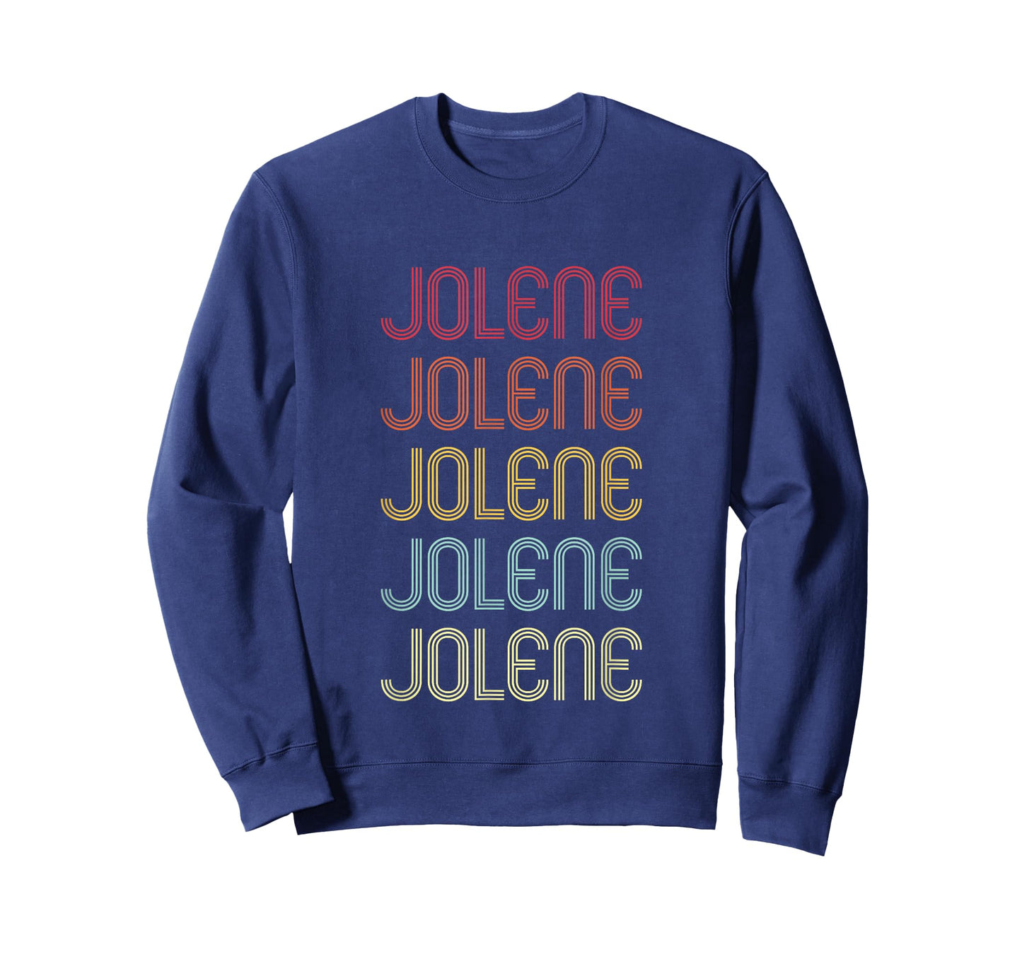 Jolene Retro Wordmark Pattern Vintage Personalized 70s T-Shirt