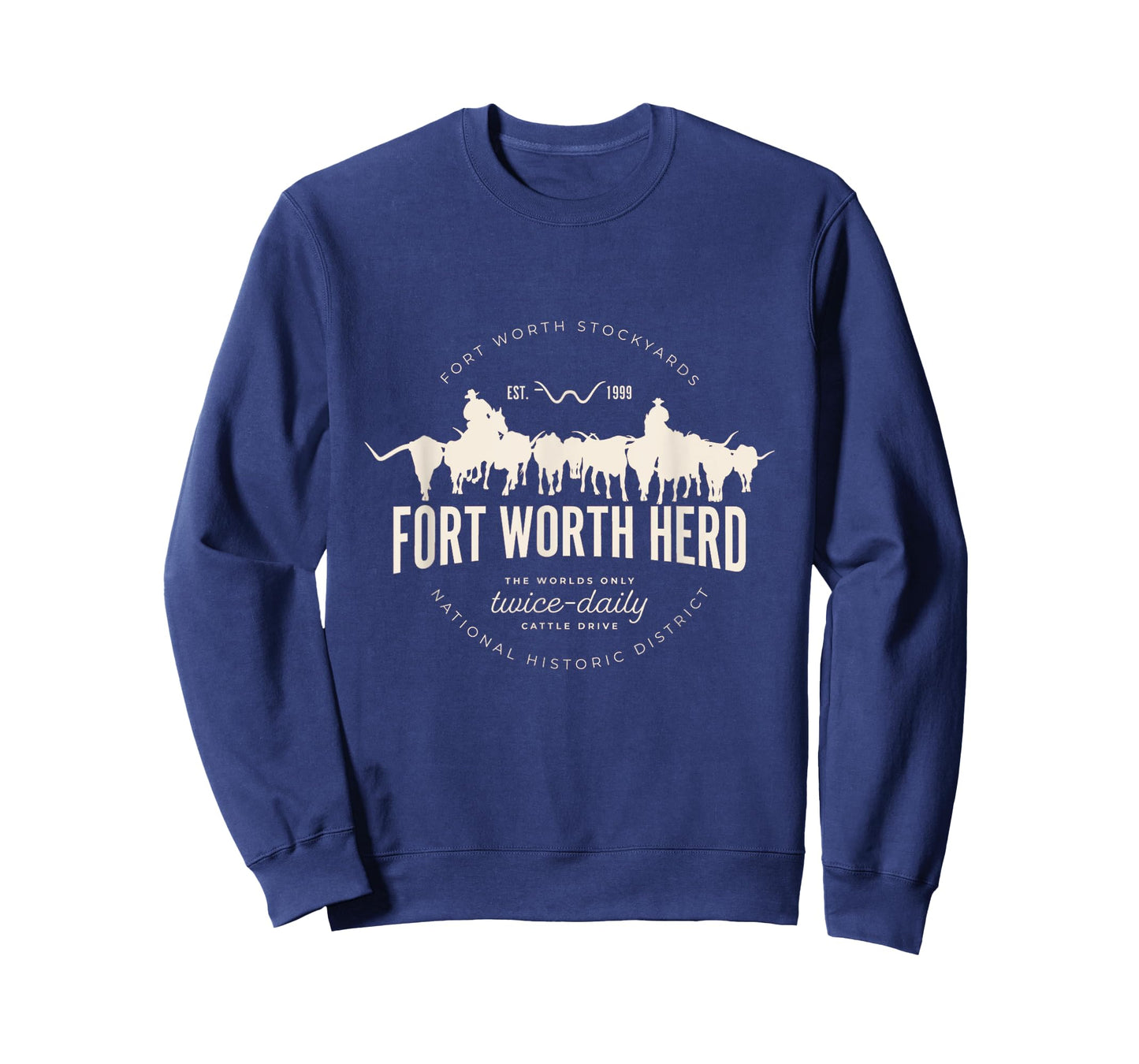 Fort Worth Texas Stockyards and Rodeo Cowboy Design T-Shirt