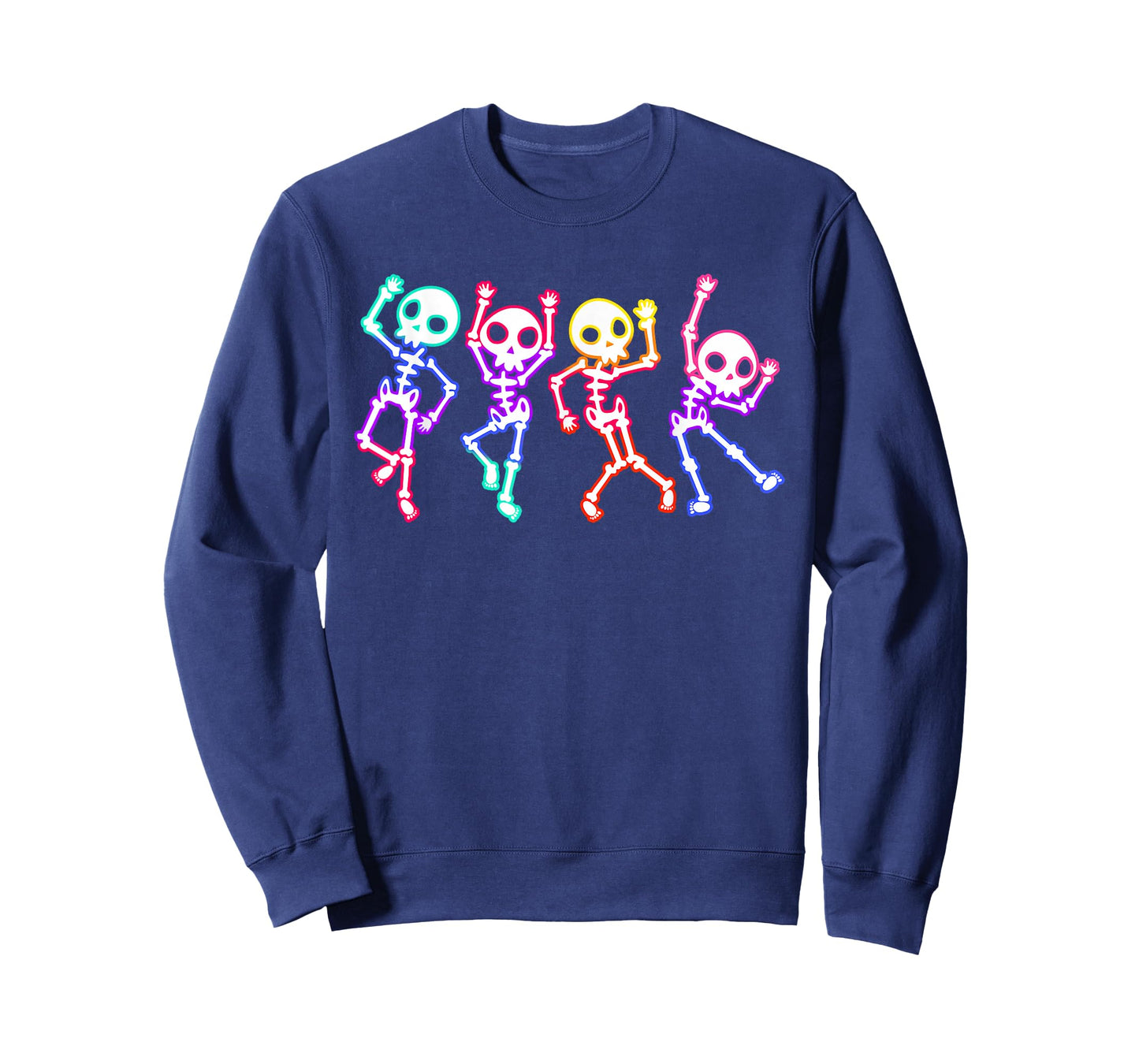Glow in The Halloween Night Skeleton Funny Dancing Skeleton T-Shirt