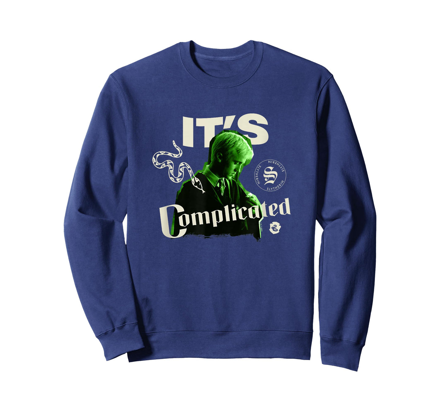 Harry Potter Draco Malfoy It's Complicated Slytherin Logo T-Shirt
