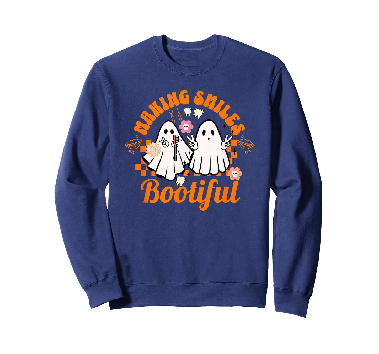 Making Smiles Bootiful Halloween Dental Hygienist Teeth T-Shirt