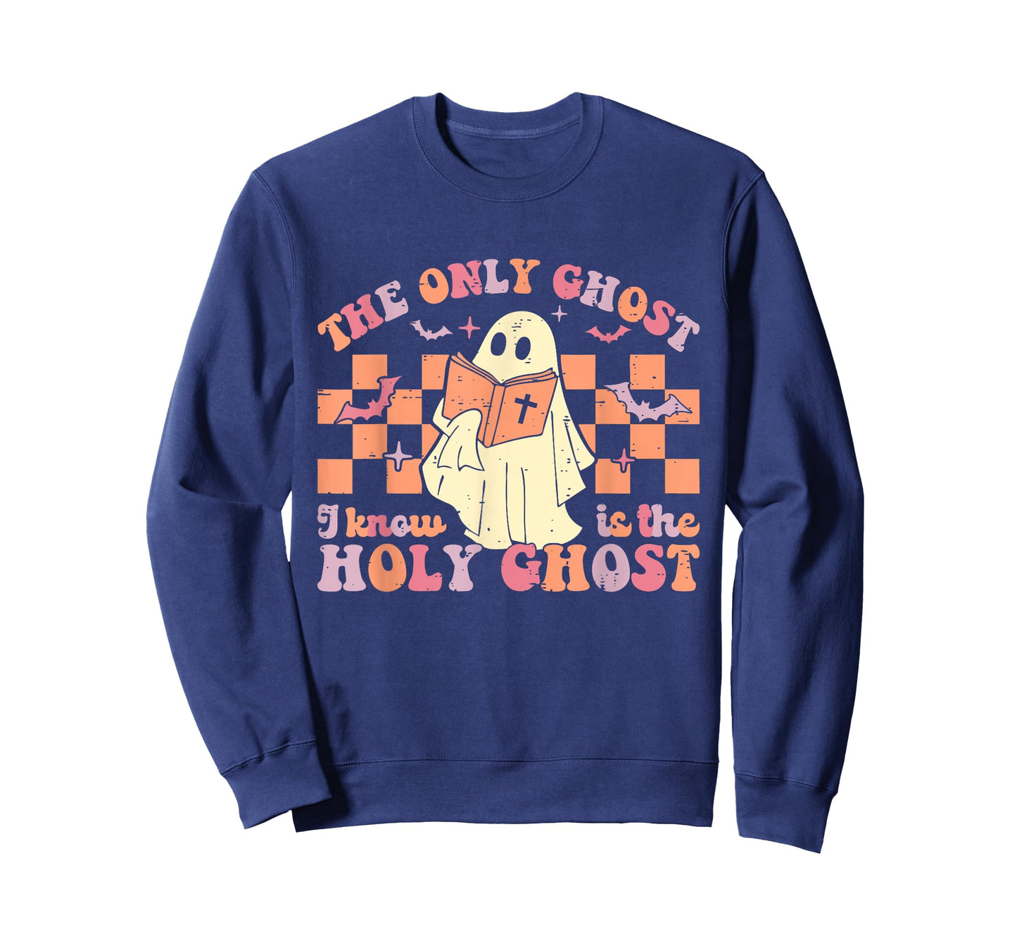Retro The Only Ghost I Know is The Holy Christian Halloween T-Shirt