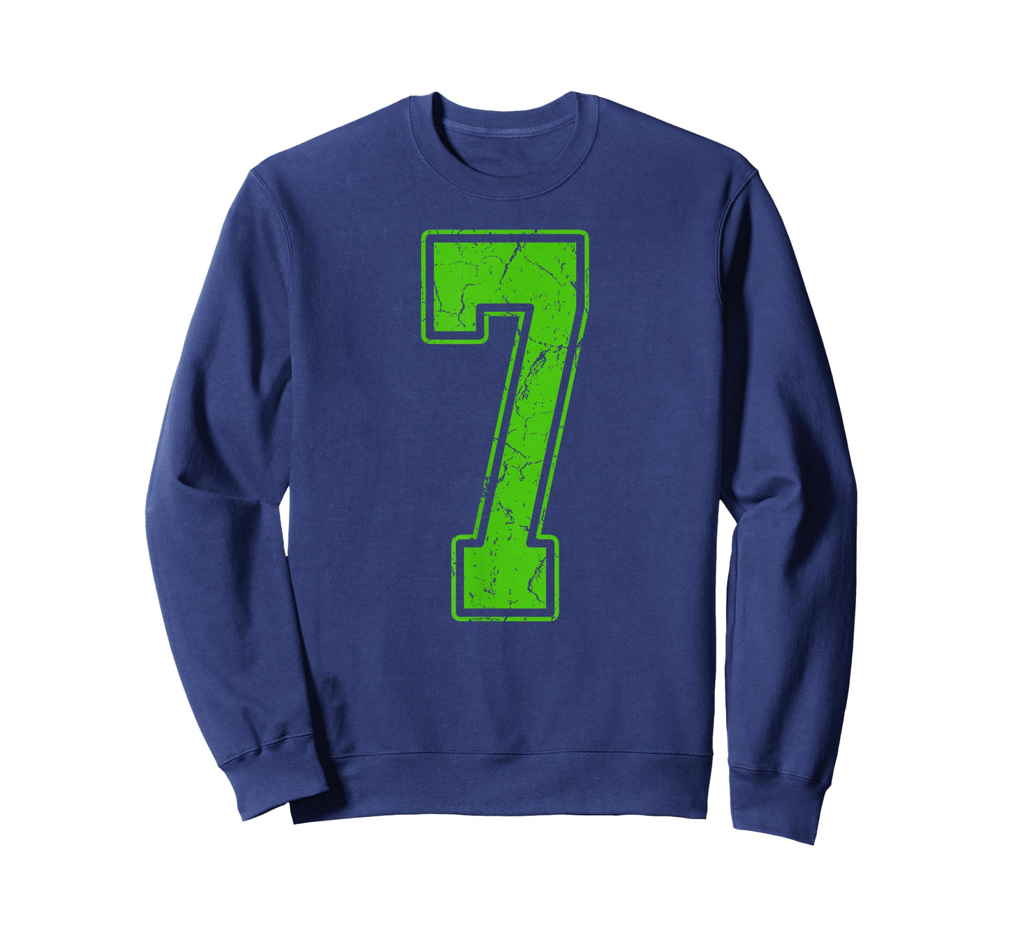 Kelly Green Number 7 Jersey Player Uniform #7 Fan T-Shirt