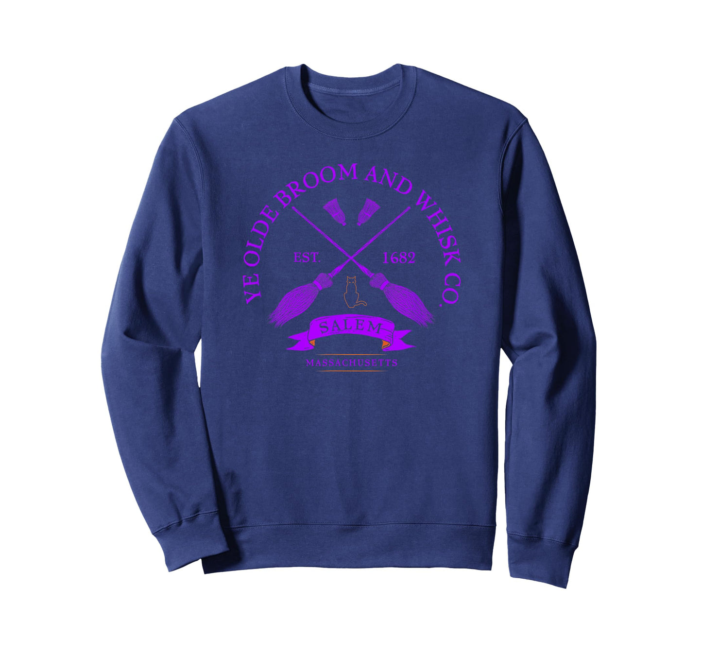 Ye Olde Broom Co - Salem Mass. Est. 1682 Halloween T-Shirt