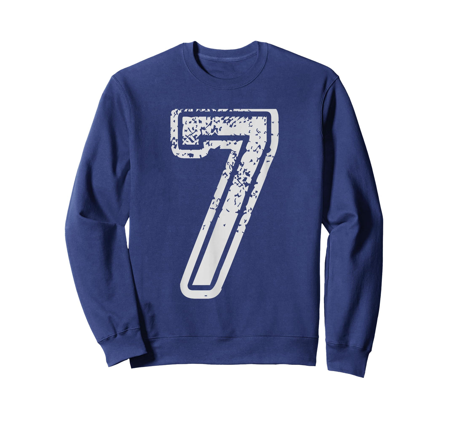 Team Jersey Uniforms Number 7 seven School Sports Birthdays T-Shirt