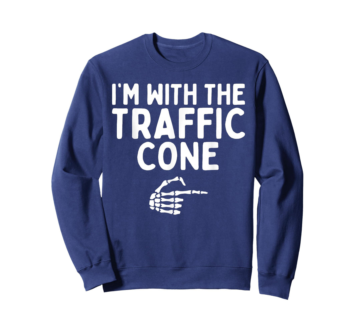 I'm With The Traffic Cone Halloween Costume Matching Couples T-Shirt