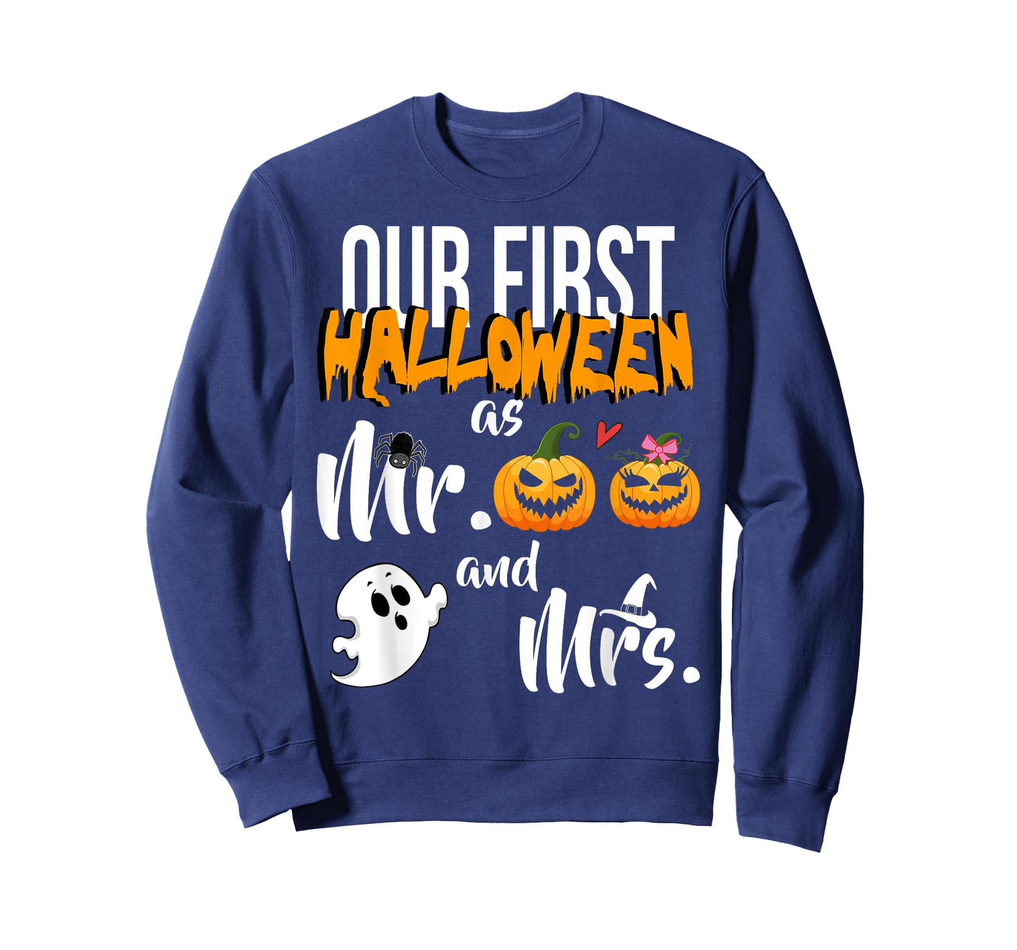 Our First Halloween As Mr. And Mrs. Married Couple T-Shirt T-Shirt