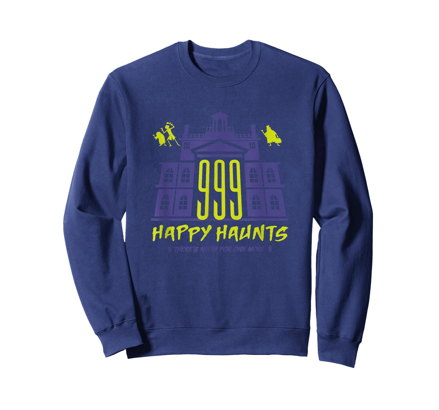 The Haunted Mansion 999 Happy Haunts Neon Chest Big Logo T-Shirt