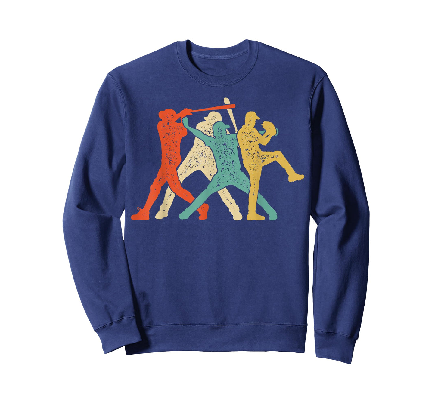 Baseball Retro Vintage Catcher Pitcher Batter Boys Men Sport T-Shirt