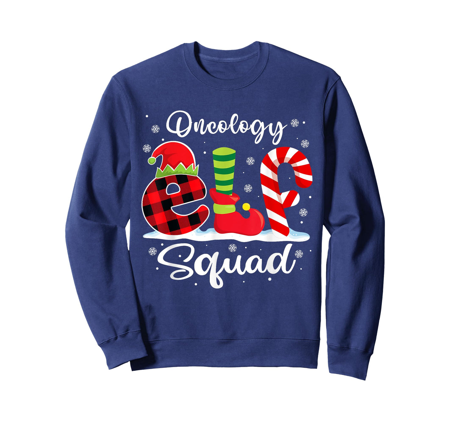 Oncology Elf Squad Christmas Oncologist Matching T-Shirt