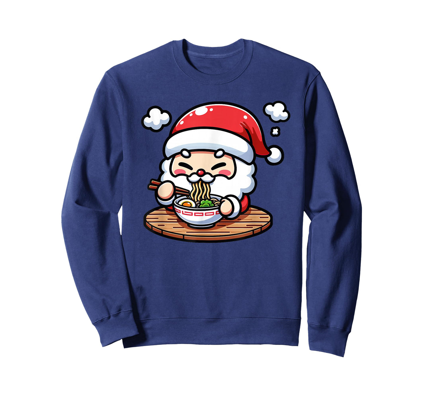 Cute Santa's Christmas Ramen Japanese Xmas Anime Noodles T-Shirt