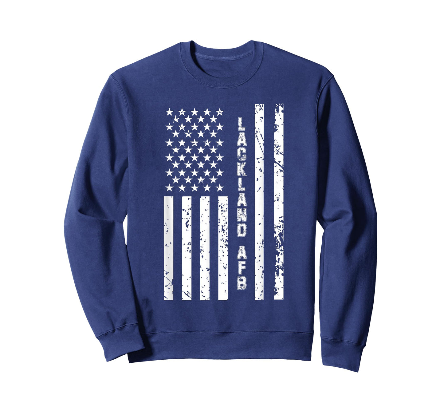 Lackland AFB United States Distressed US Flag T-Shirt