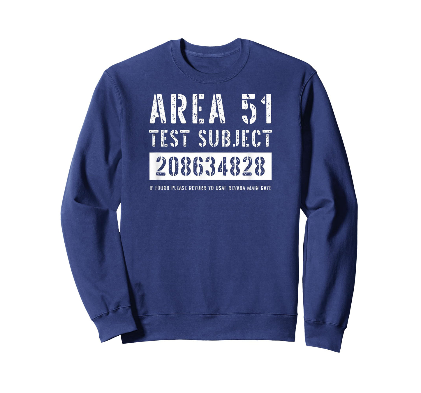 Area 51 Test Subject 4828 Alien Abduction Halloween Costume T-Shirt