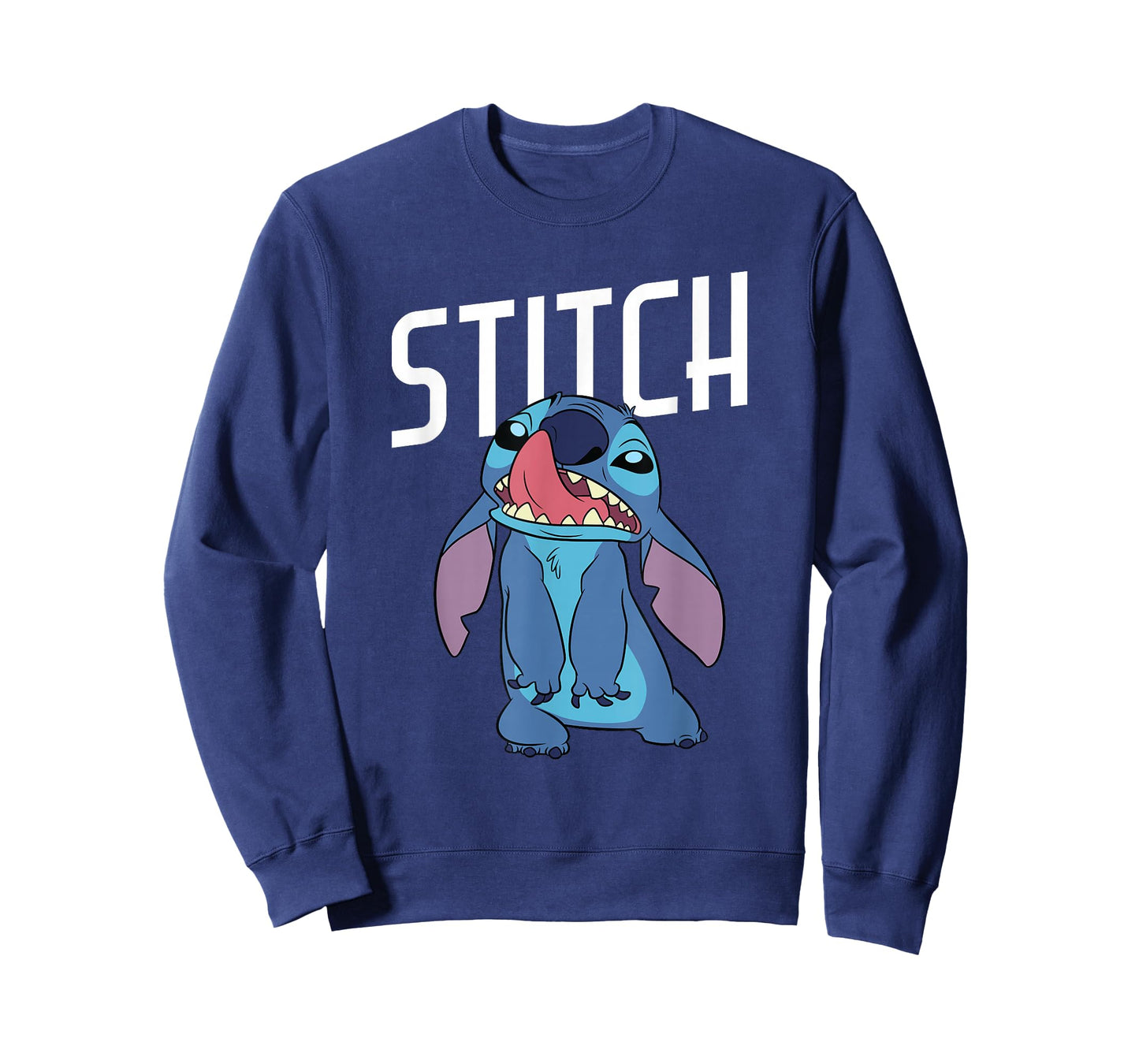 Disney Lilo & Stitch Silly Face Stitch Licking His Nose T-Shirt