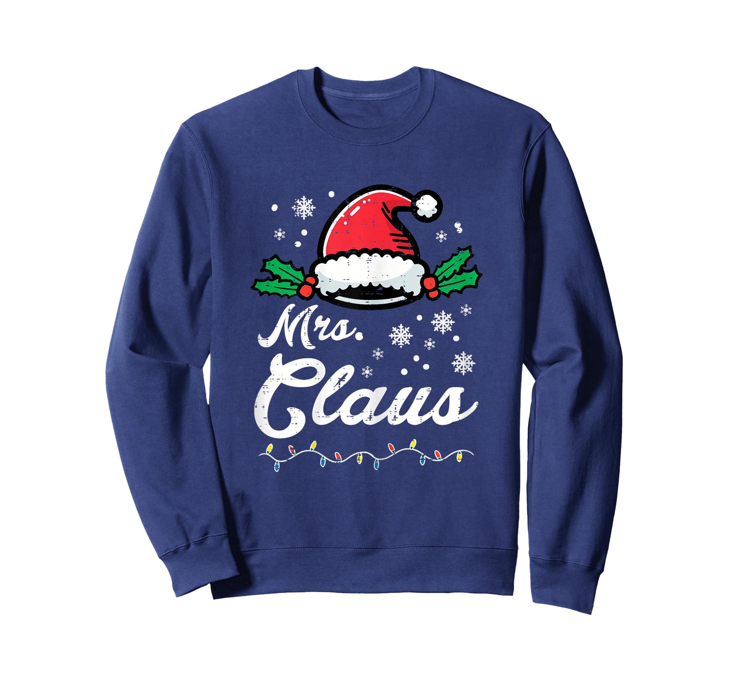 Christmas Mrs Claus Xmas Santa Family Match Mom Mama Women T-Shirt