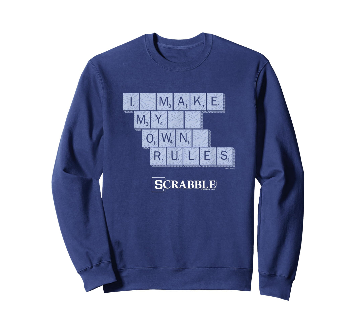 Scrabble I Make My Own Rules Vintage Letter Tile Logo T-Shirt