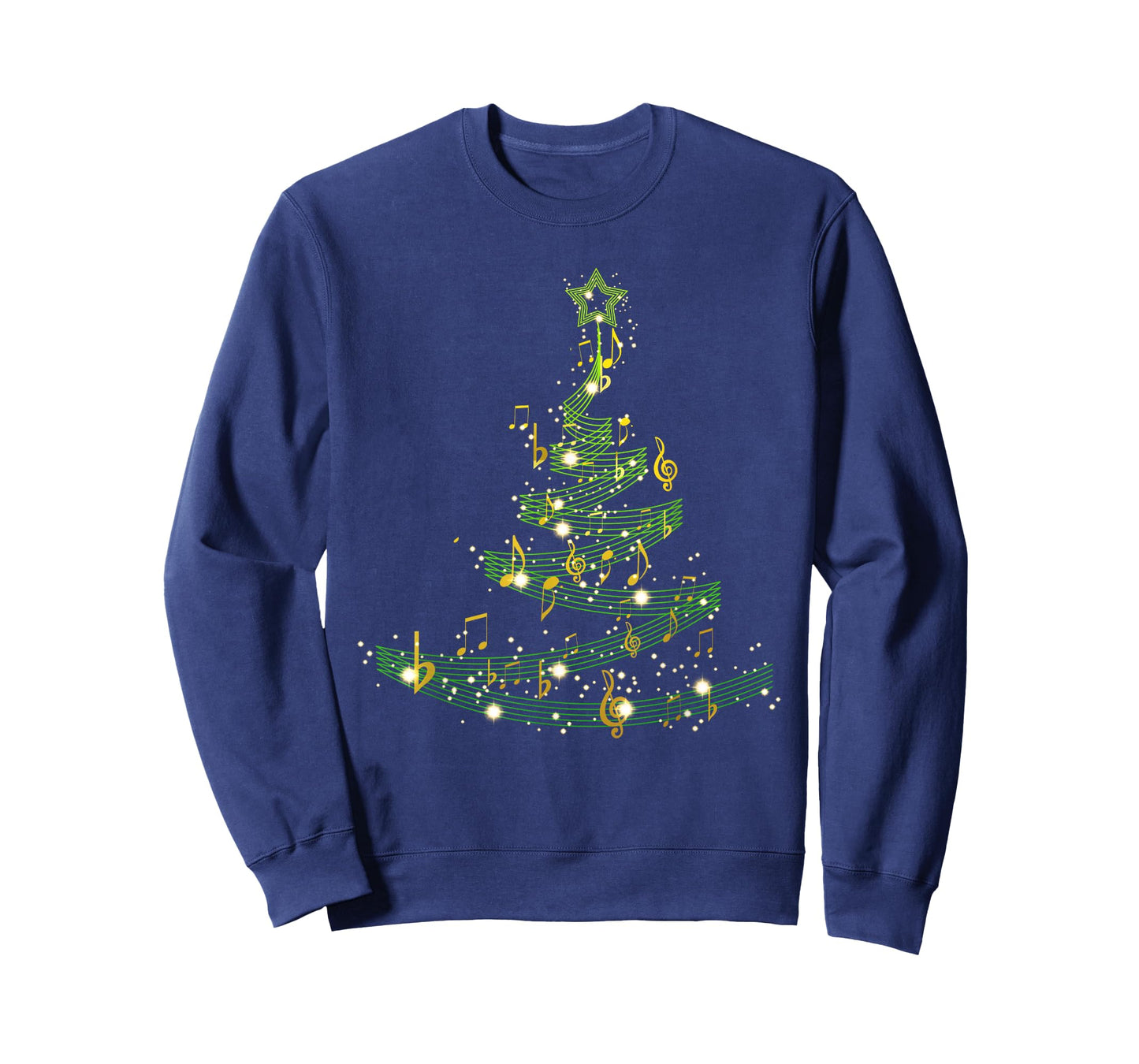 Christmas Tree Musical Notes Song Xmas Musician Pajama T-Shirt