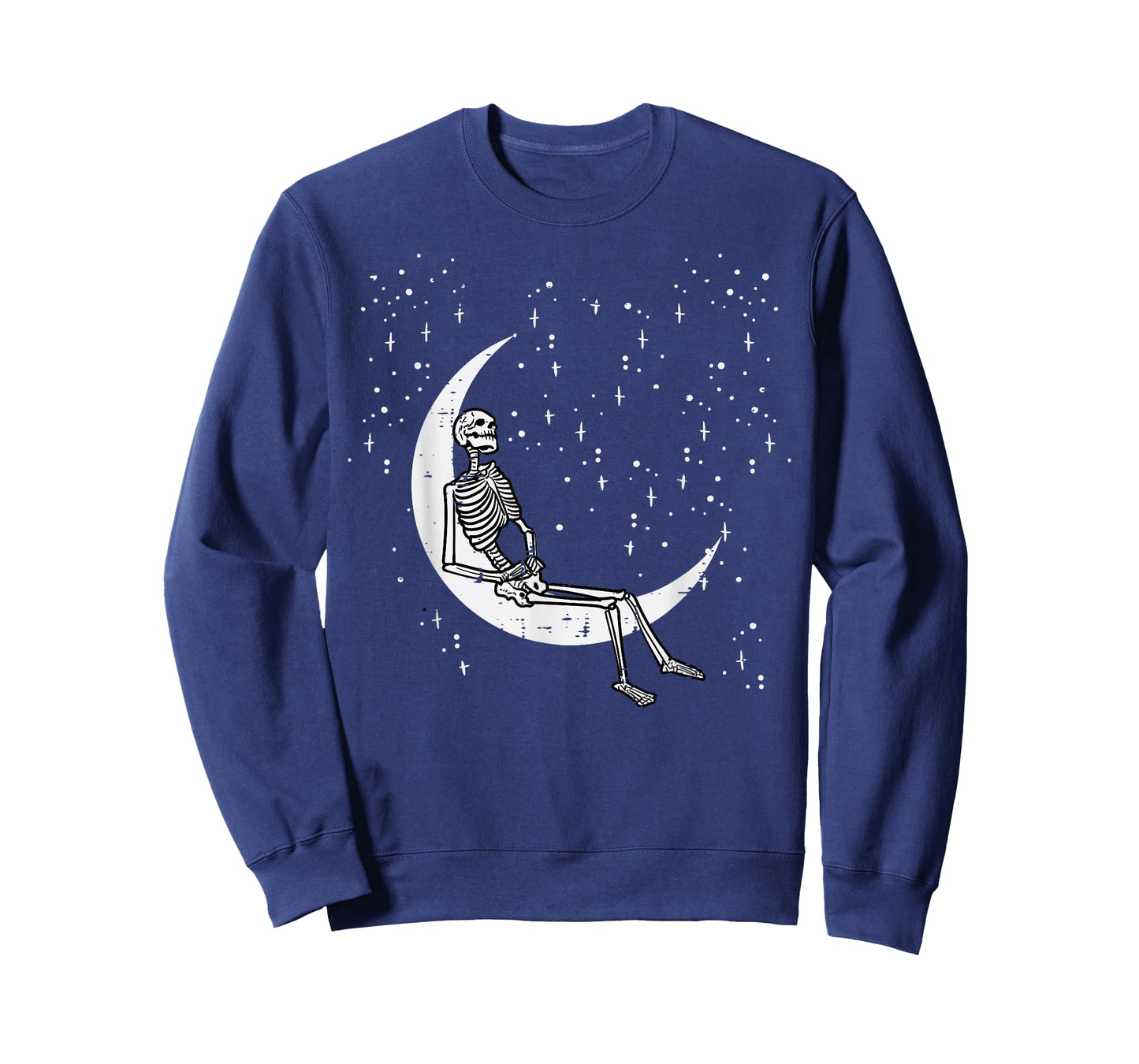 Skeleton Moon Goth Halloween Costume Women Girls Kids Men T-Shirt