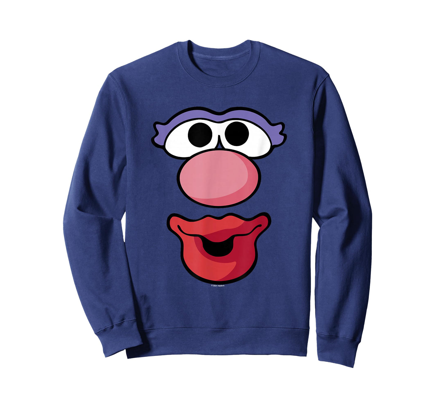 Mr. Potato Head Halloween Mrs. Potato Head Big Face T-Shirt