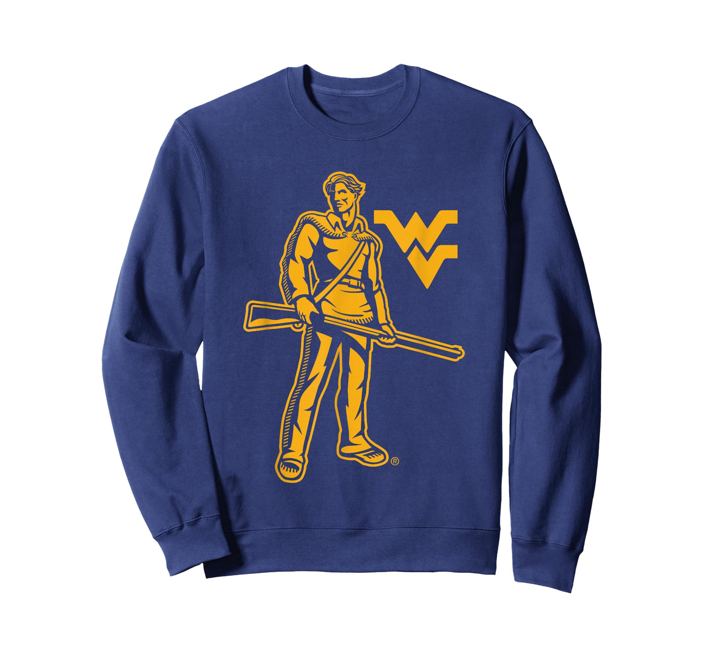 West Virginia Mountaineers Mascot Navy Officially Licensed T-Shirt