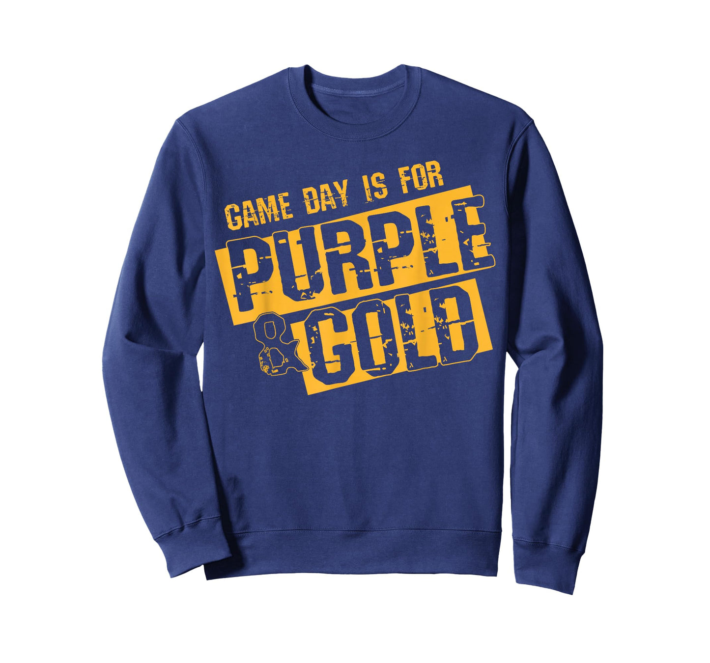 Purple Gold Game Day Group Shirt for High School Football T-Shirt