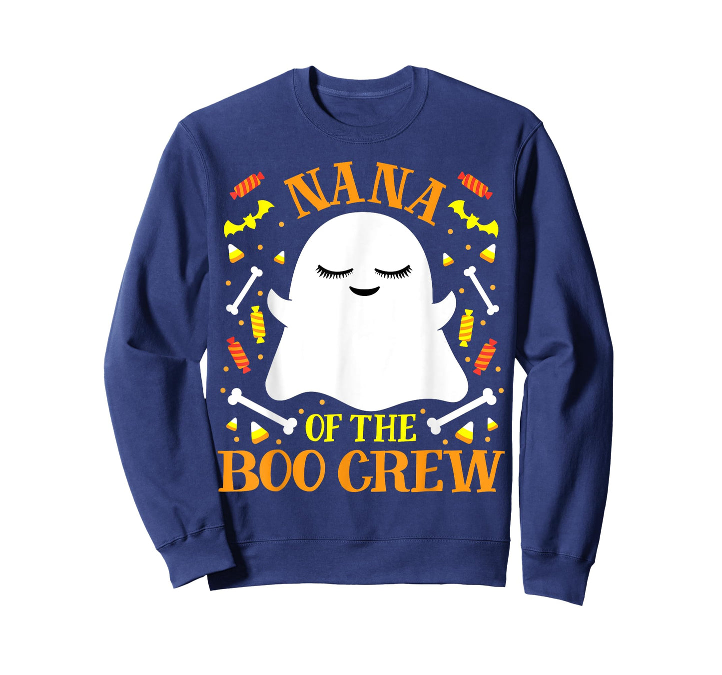 Nana Boo Crew Ghost Matching Family Set Grandma Halloween T-Shirt