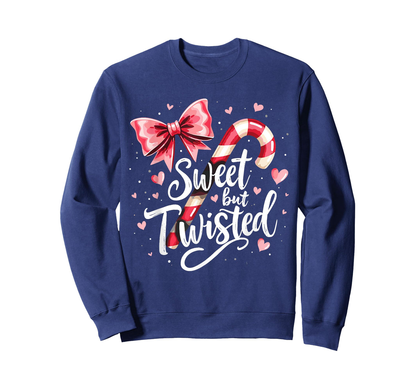 Sweet But Twisted Holiday Cheer Candy Cane Style T-Shirt