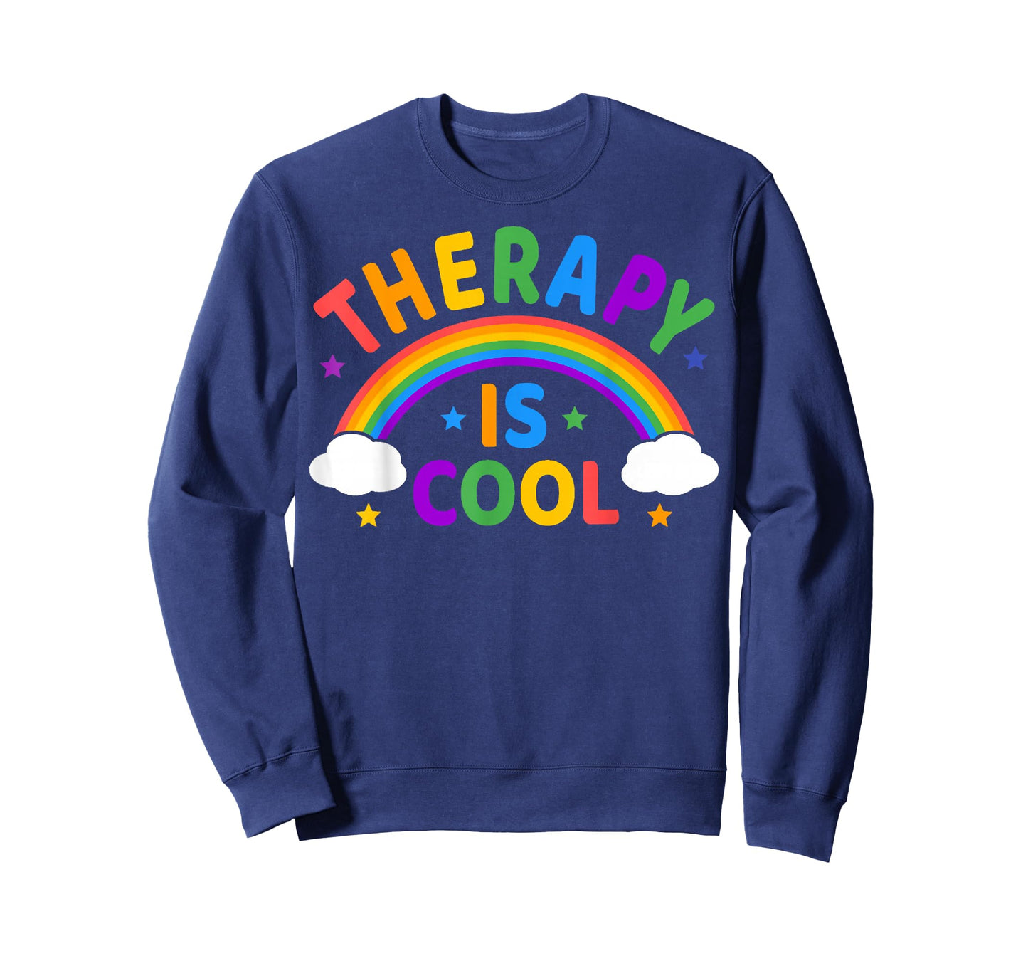 Rainbow Therapy Is Cool, Mental Health Matter Awareness Tee T-Shirt