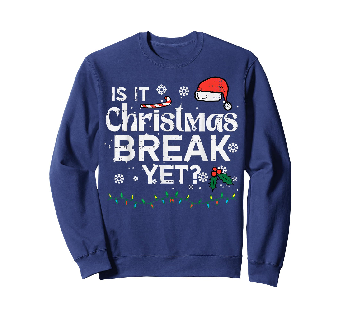 is It Christmas Break Yet Funny Xmas Holiday Teacher Women T-Shirt