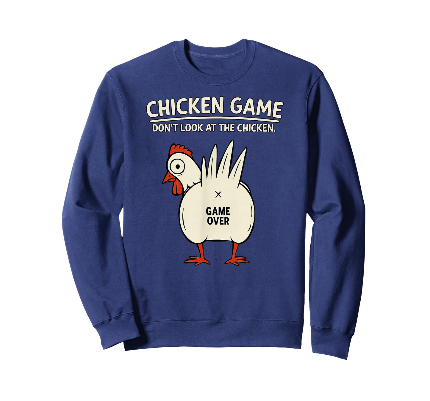 Chicken Game Men Women Teen Boys Girls Kids Graphic Funny T-Shirt