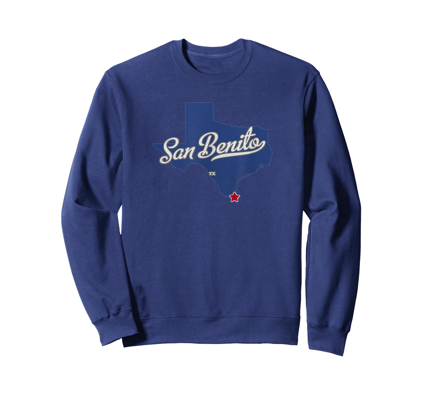 San Benito Texas TX Map T-Shirt