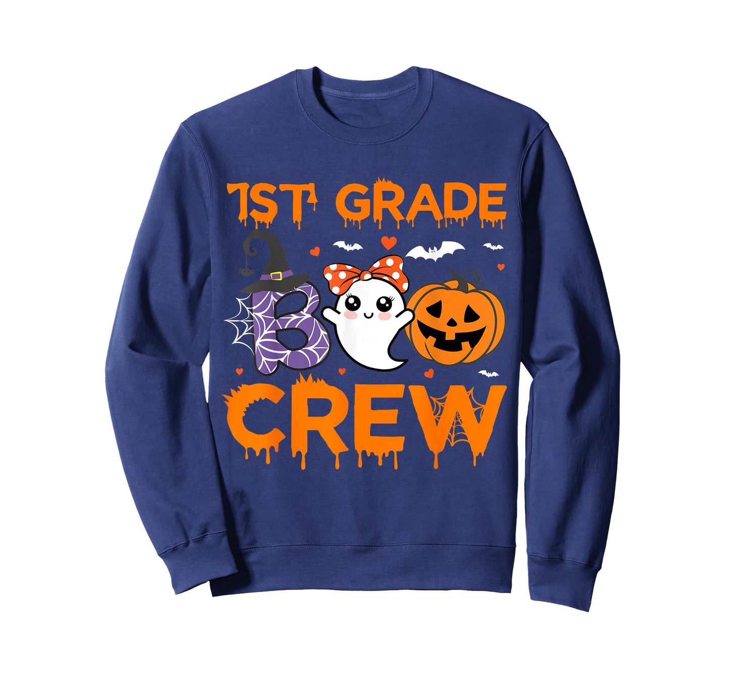 1st Grade Boo Crew Teacher Student Halloween Costume T-Shirt