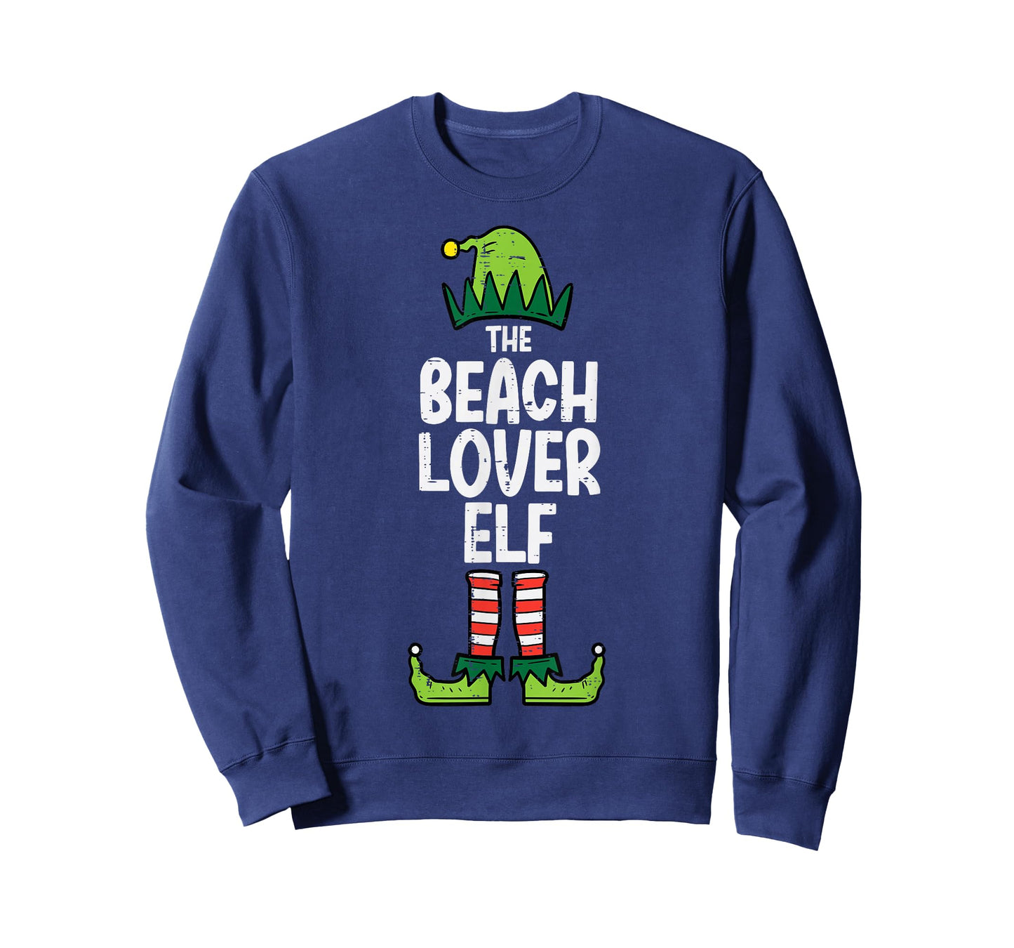 Christmas Beach Lover Elf Xmas Family Matching Men Women Kid T-Shirt
