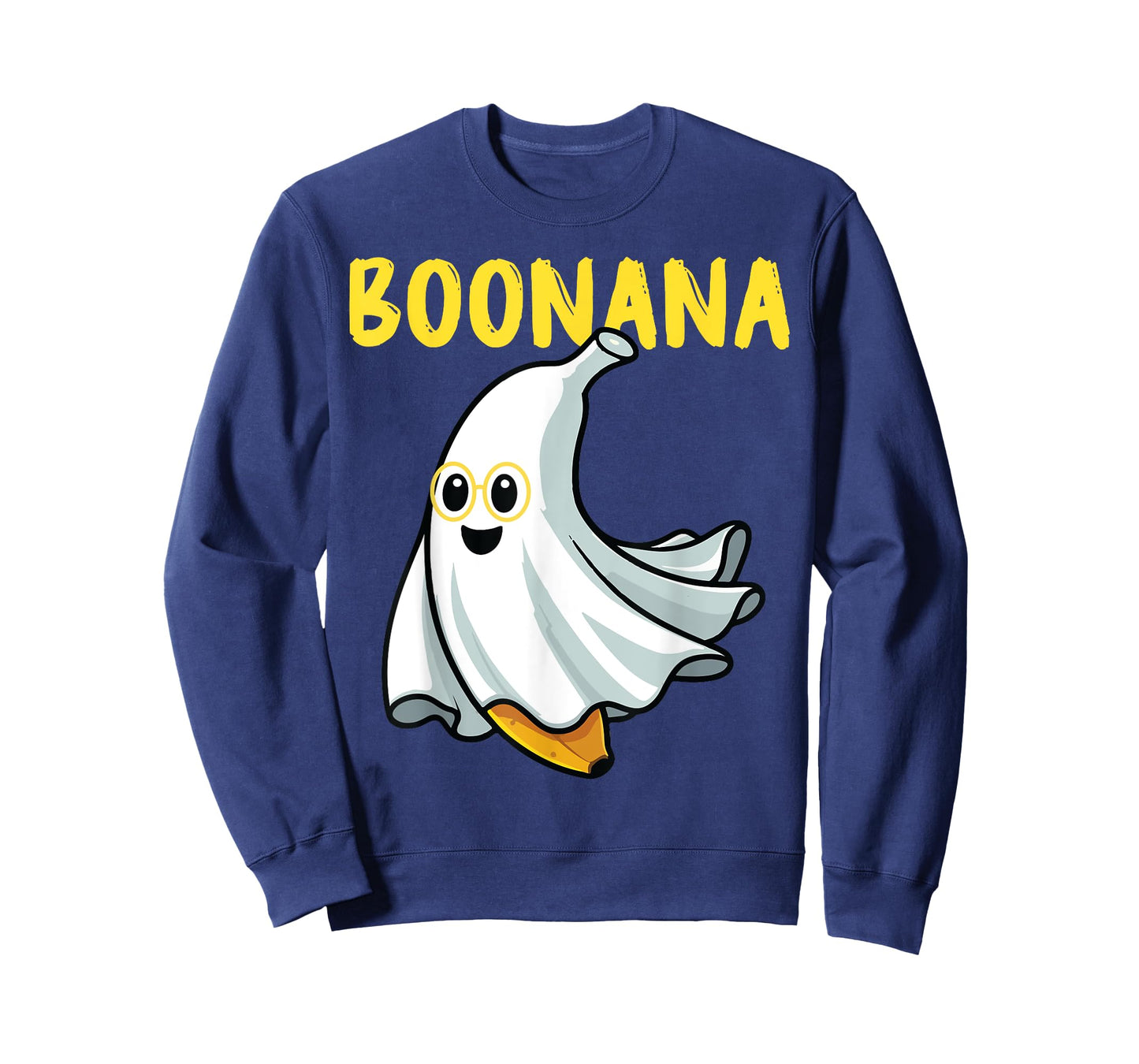 Cute Boonana Ghost Funny Banana Halloween Men Women Kids T-Shirt