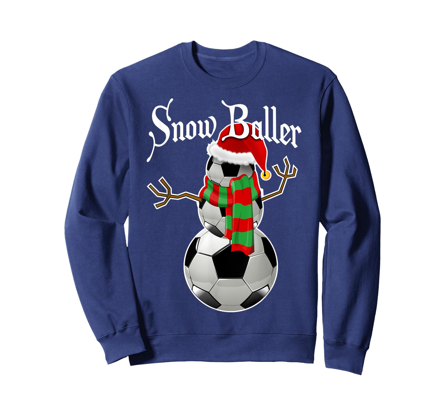 Snow Baller Soccer Christmas Snowman Shirt Soccer Gift Kids