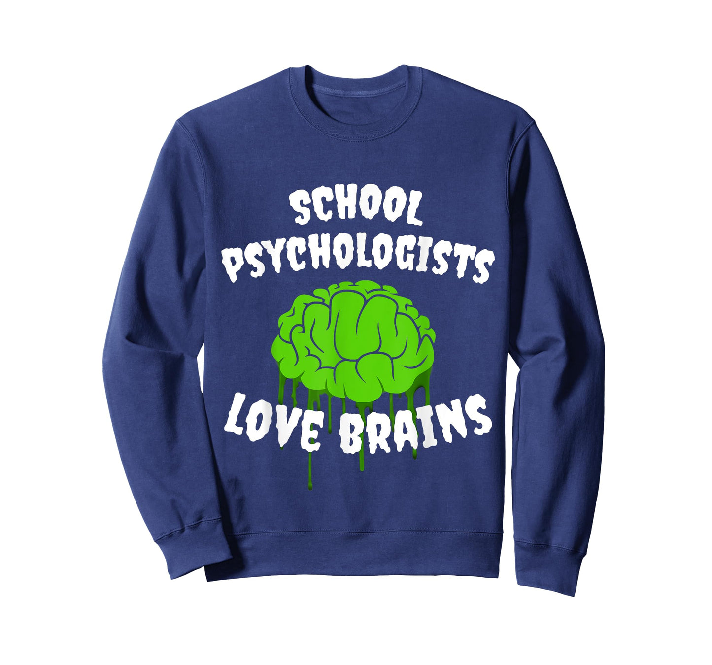 School Psychologists Love Brains Halloween Costume Party T-Shirt for Men Women Kids