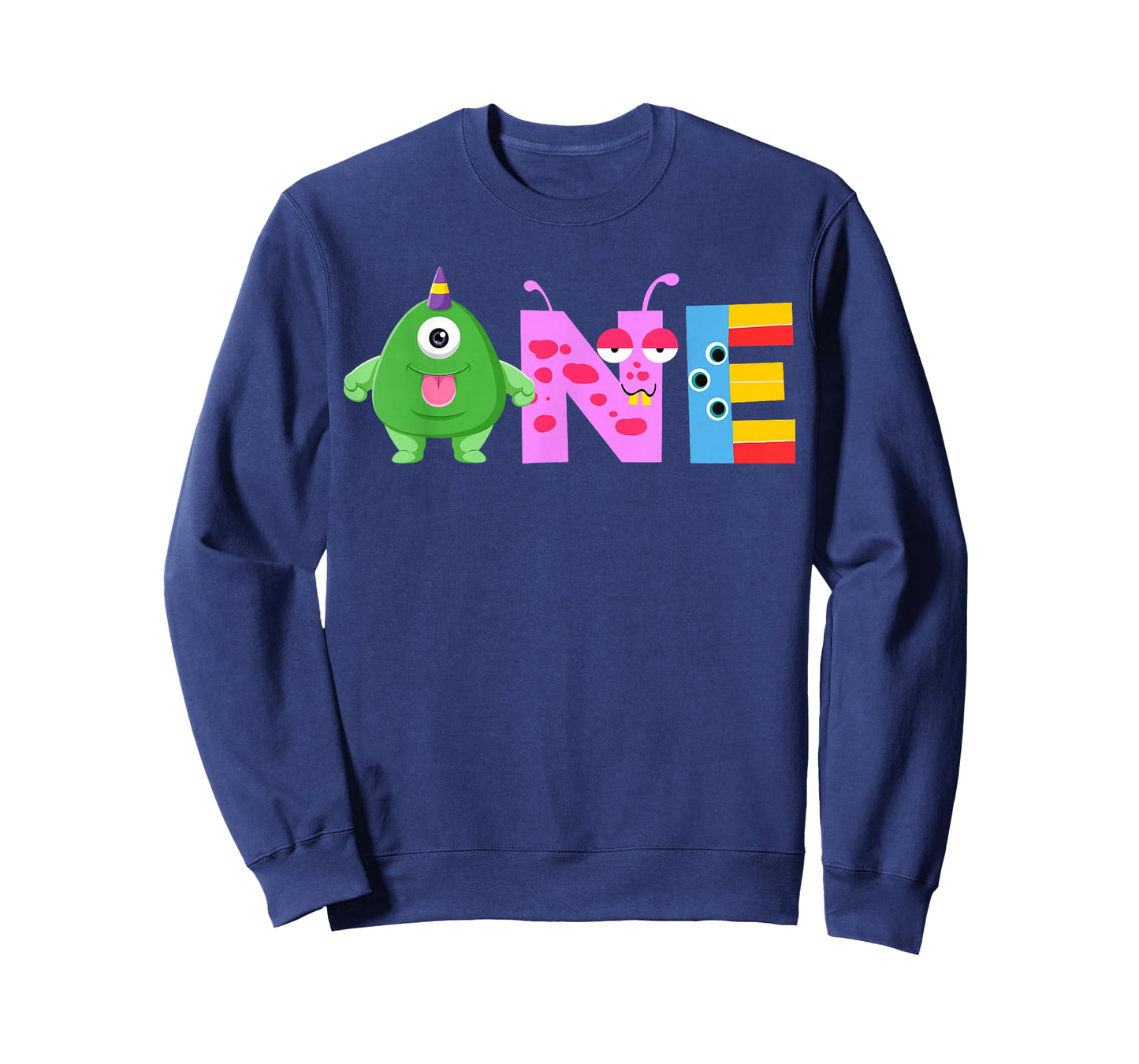 Monster One Year Old Kids 1st Birthday Party Family Monster T-Shirt