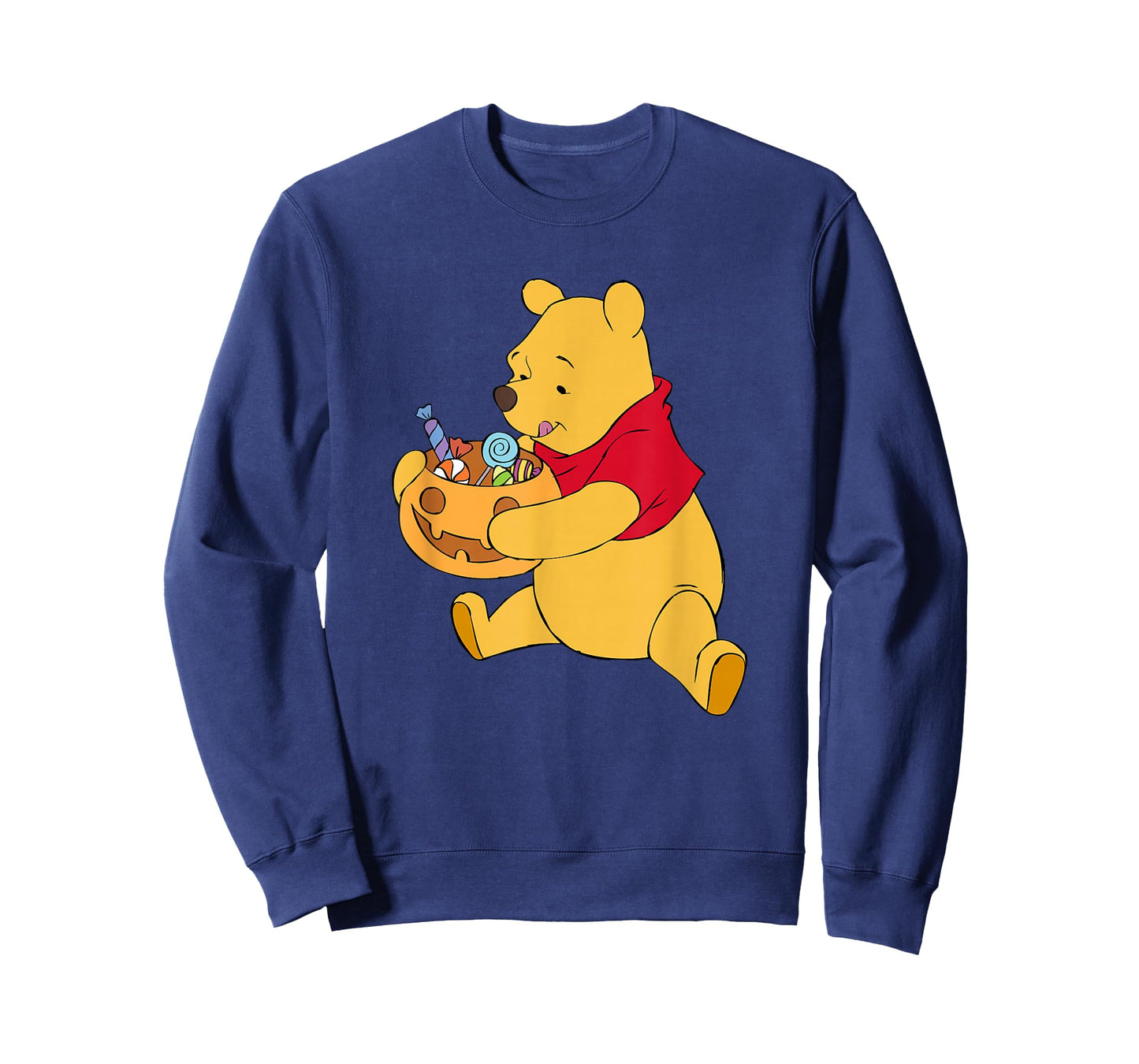 Disney Winnie The Pooh Halloween Pumpkin Candy Bowl T-Shirt