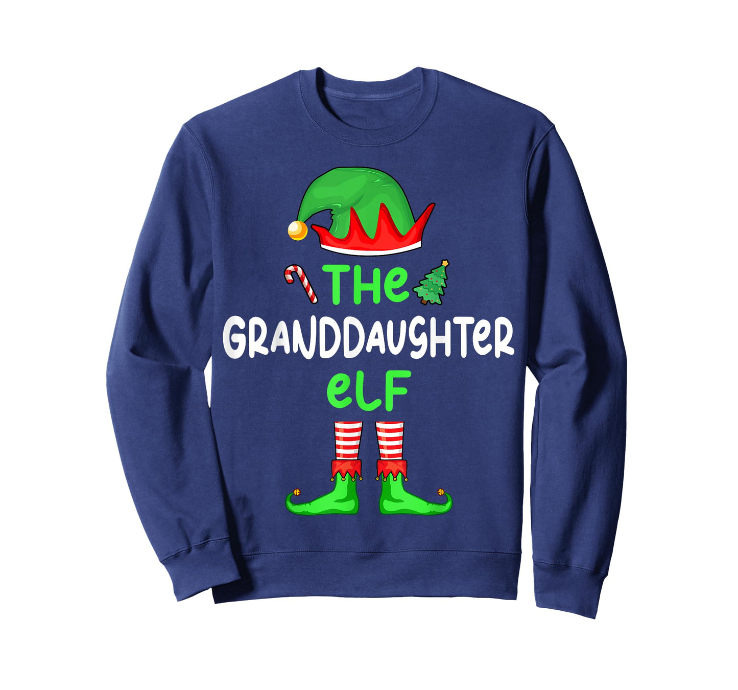 I'm The Granddaughter Elf Christmas Family Matching Pajama T-Shirt