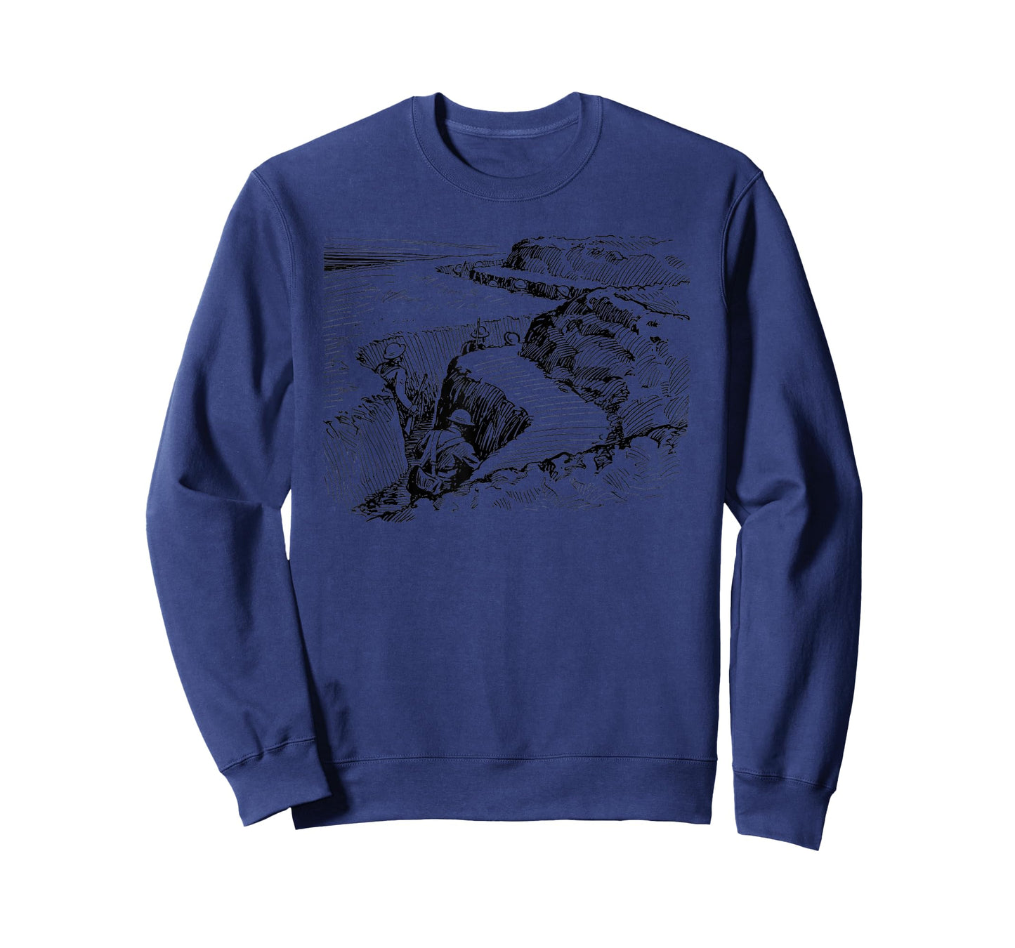 Entrenchment Trench Warfare T-Shirt-Vintage WWI WWII Shirts T-Shirt