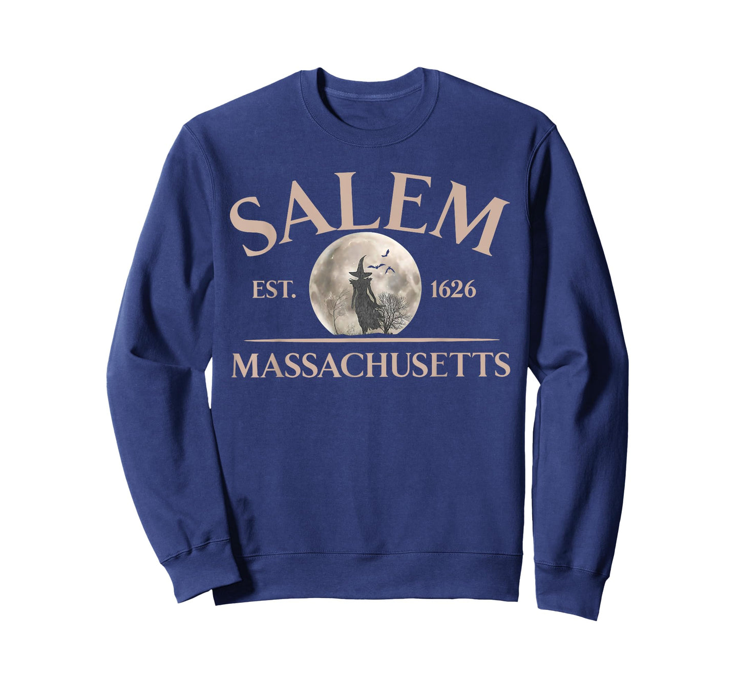 Salem Est 1626 Massachusetts Halloween Witch Spooky Season T-Shirt