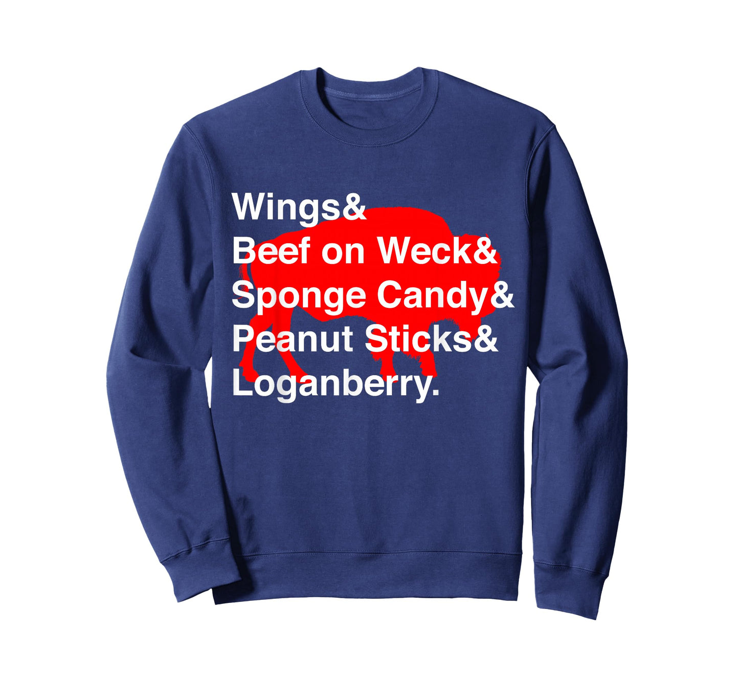 Classic Buffalo New York Foods Cute Buffalo NY Foodie T-Shirt