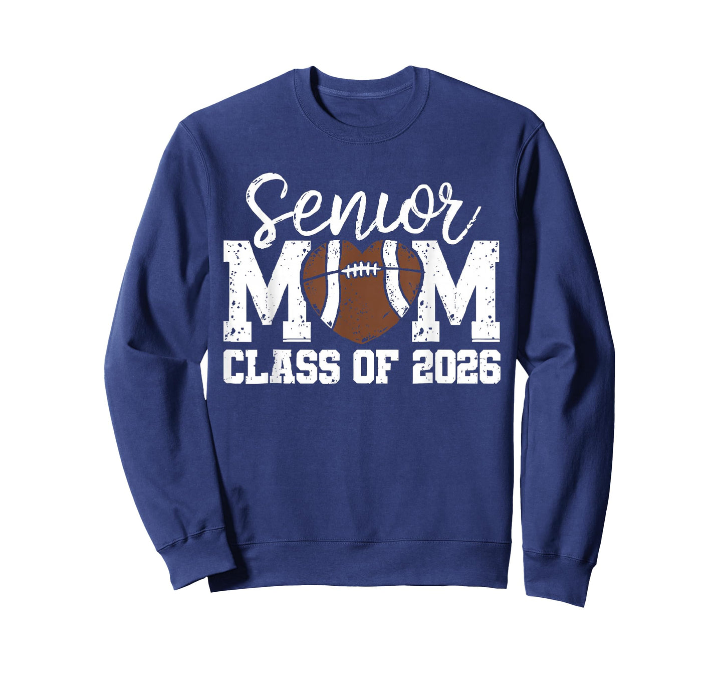 Senior Football Mom Football Mama Game Day Class of 2026 T-Shirt