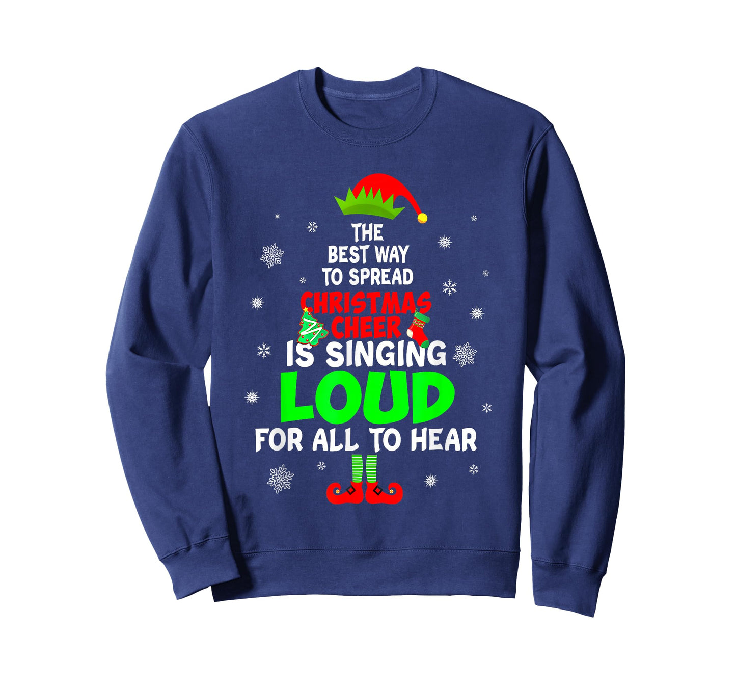 Elf Xmas The Best Way to Spread Christmas Cheer Men Women T-Shirt