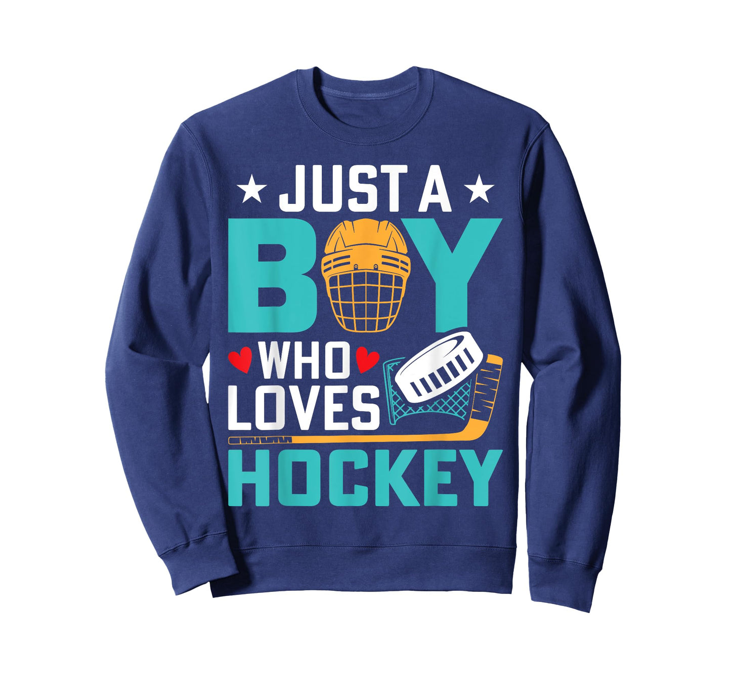 Just A Boy Who Loves Ice Hockey Player Fan Kids Youth T-Shirt